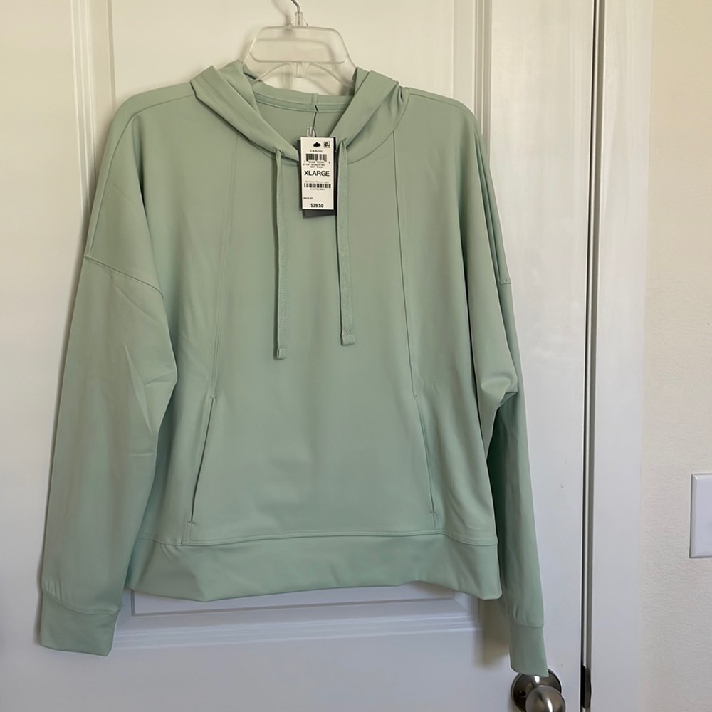 Hooded Crop Sweatshirt